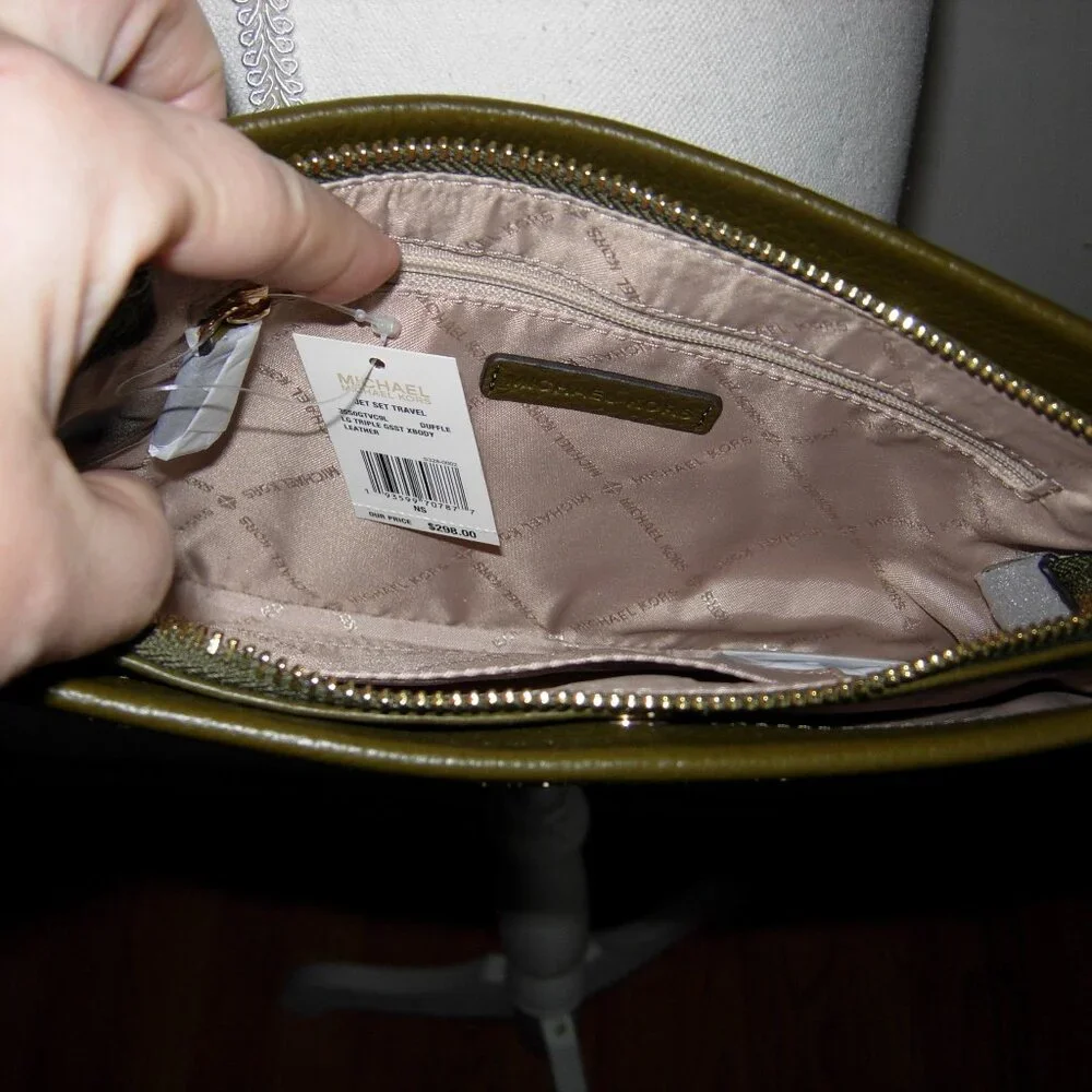 Michael Kors Jet Set Travel Triple Crossbody Shoulder Bag NWT